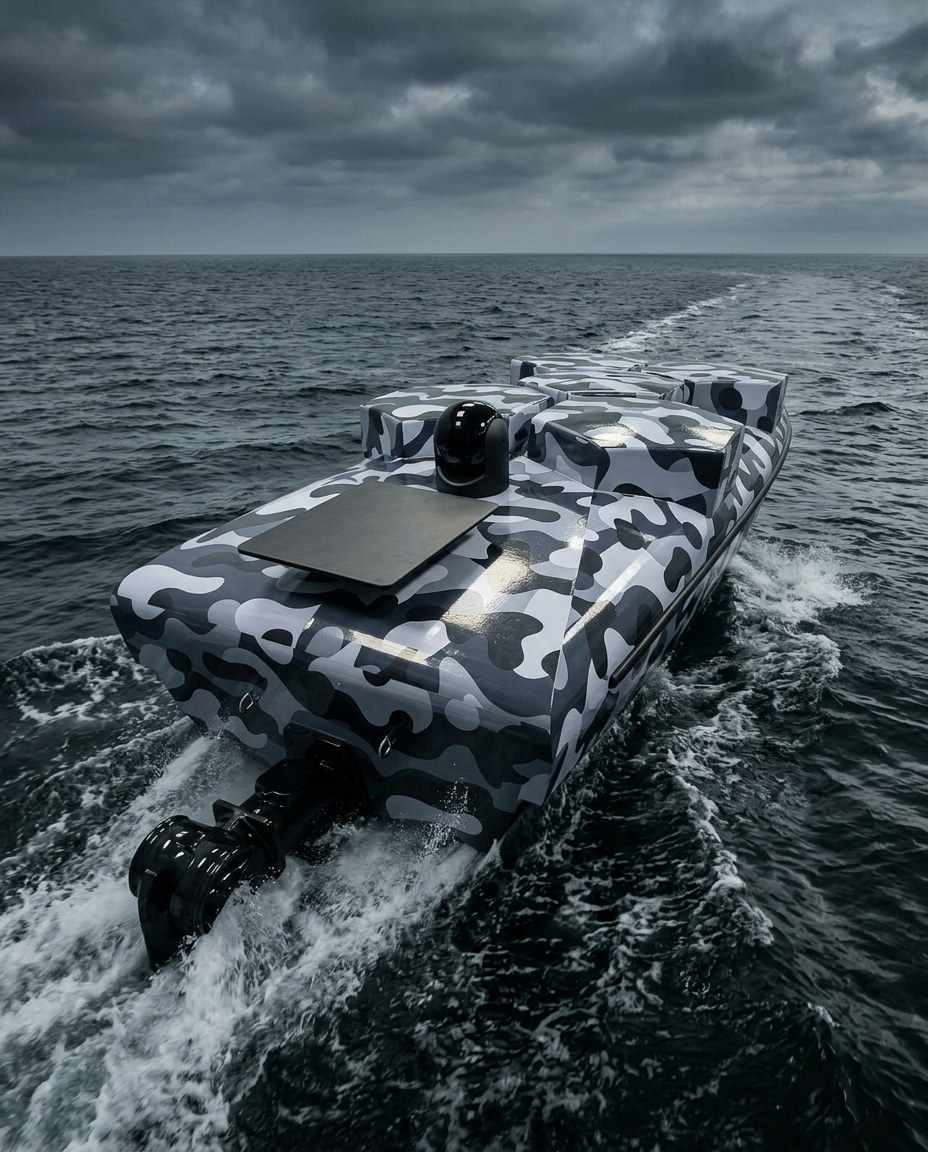 Aft section — propulsion and steering